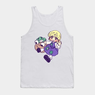 Mudwizard draws the cute suwako moriya figurine / touhou memes Tank Top